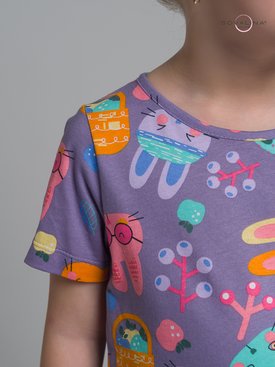 Костюм Актив черничные зайки-сирень