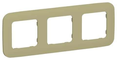 FLITE Рамка 3-мест. РУ-3-А-ФлО ол. IEK