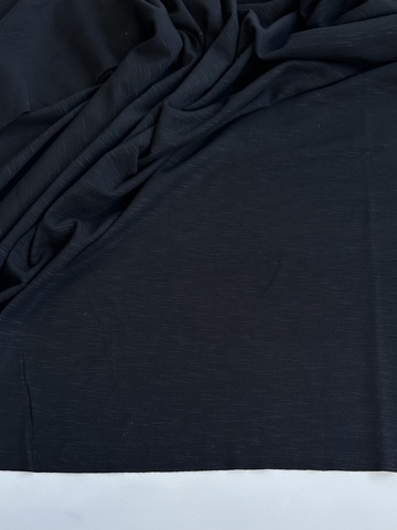 Трикотаж вискозный, слаб, Чёрный