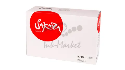 Картридж Sakura MLTD201S для Samsung, черный, 10000 к.