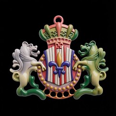 Силиконовый молд № 2063 Герб геральдический