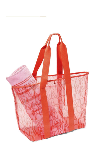 PINK ПЛЯЖНОЕ ПОЛОТЕНЦЕ И СУМКА СЕТКА VICTORIA'S SECRET