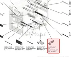Ricoh Bracket:holder:duplex:ass'y original D0743047