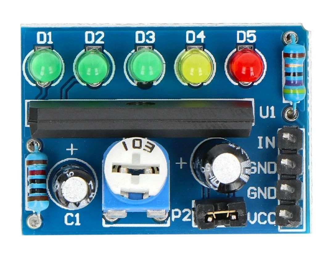 Индикатор уровня звука / мощности на микросхеме KA2284 - описание ...