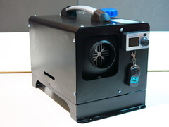 Автономный отопитель 12 В 5 кВт пульт A2 чёрный