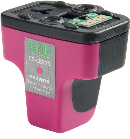 Картридж струйный Cactus CS-C8772 №177 пурпурный (11.4мл) для HP PS 3213, 3313, 8253, C5183, C6183, C6283, C7183, C7283, C8183, D7163, D7263, D7363, D7463