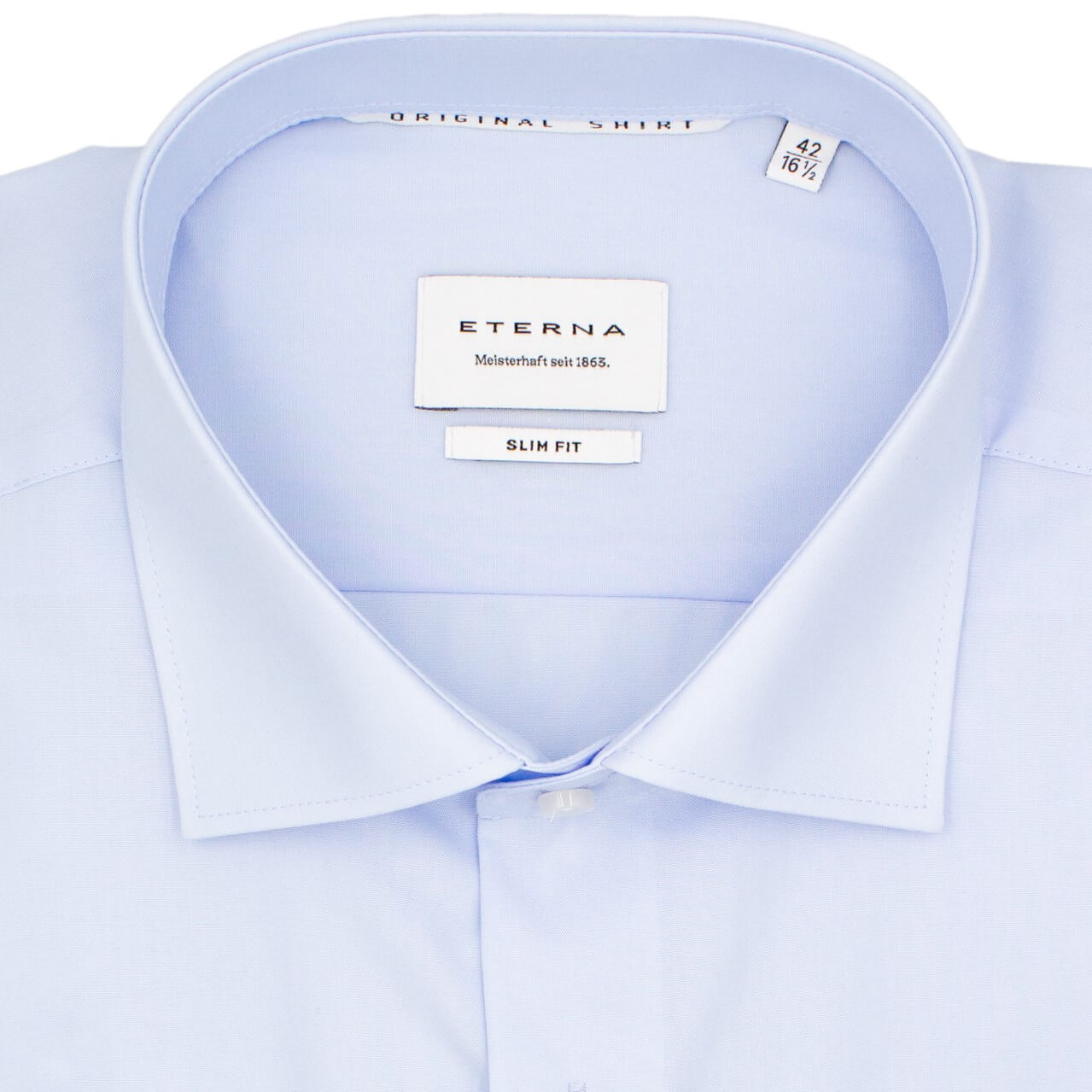 Сорочка мужская Eterna Slim Fit 1100-F170-10 голубая классическая