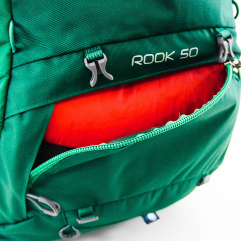 Картинка рюкзак туристический Osprey Rook 50 Mallard Green - 7