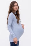 Водолазка для беременных 01905 голубой