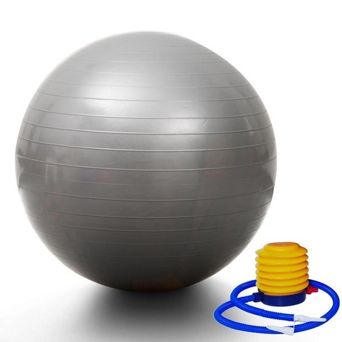 Yoqa-pilates topu \ Мяч для йога-пилатеса \ Yoga-pilates ball 75 sm silver