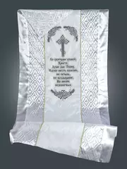 Комплект вставка КРЕСТ КОЛОСЬЯ глиттер стежка