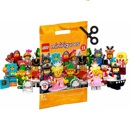 Lego konstruktor 71034 Minifigure Series  (полиэтиленовый пакет)