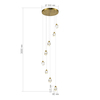Светильник подвесной ST Luce Cascato SL6114.203.08