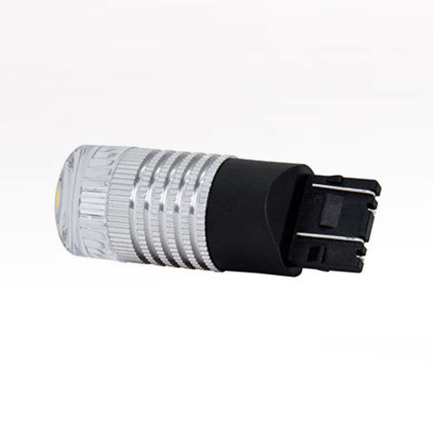 Светодиодная лампа автомобильная, линза 360°, MTF Light W21/5W белая
