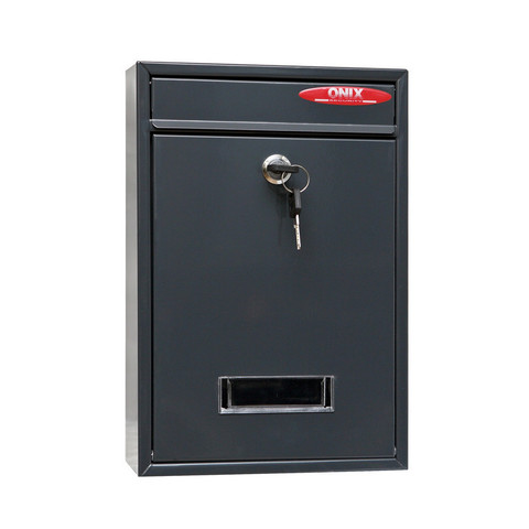 Ящик почтовый Onix ЯК 1 1-секционный металлический серый (215 x 85 x 320 мм)