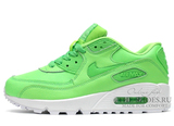 Кроссовки Женские Nike Air Max 90 Green White Leather