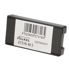 Метчик М 2,0х0,4 (Комплект 3шт) DIN352 HSS-G 6h 36мм a=2,1 Volkel 27316