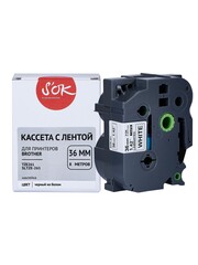 Кассета с лентой S'OK by Sakura Printing TZE261 для Brother P-Touch, черный на белом, 36мм, 8м, наклейка