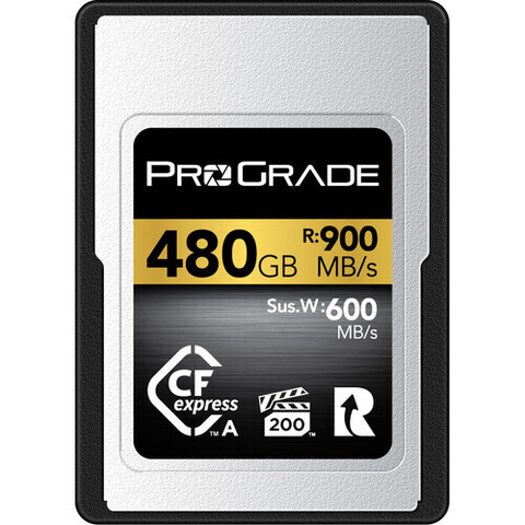 Карта памяти ProGrade Digital CFexpress A 480GB Gold Memory Card 900/800 для Sony A7S III