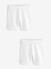 Шорты-велосипедки для высоких девочек Next Q77-110, 2 шт., Белый