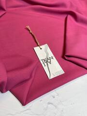 Костюмно-плательная однотонная шерсть с добавлением полиэстера и эластана (55%шерсть/41%пэ/4%эластан, Декоративная роза, 138, 285 гр/м2)