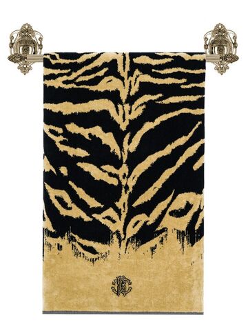 Полотенце 95х150 Roberto Cavalli African Zebra senape 003