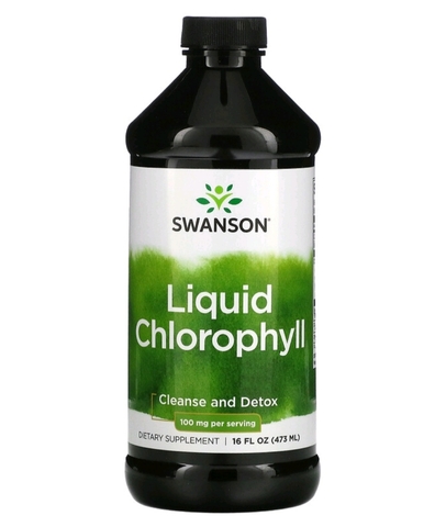 Swanson, Жидкий хлорофилл, 100 мг, 473 мл (16 жидк. Унций)