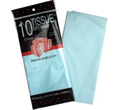 Бумага тишью Небесно-голубая 50х66 см (10 листов)
