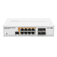 Mikrotik CRS112-8P-4S-IN - коммутатор 8х10/100/1000 Ethernet, 4 x SFP ports