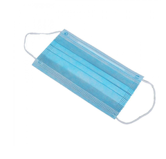 Маска медицинская из нетканых материалов нестерильная «ГЕКСА» (трёхслойная, на резинке, голубая)