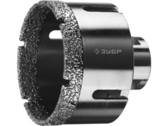 ЗУБР АВК, d 68 мм, (М14, 15 мм кромка), вакуумная алмазная коронка, Профессионал (29865-68)