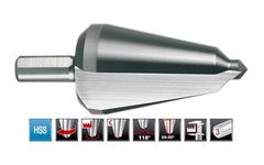 Сверло конусное 3-14мм L58мм S=6мм HSS-G Ruko 101001