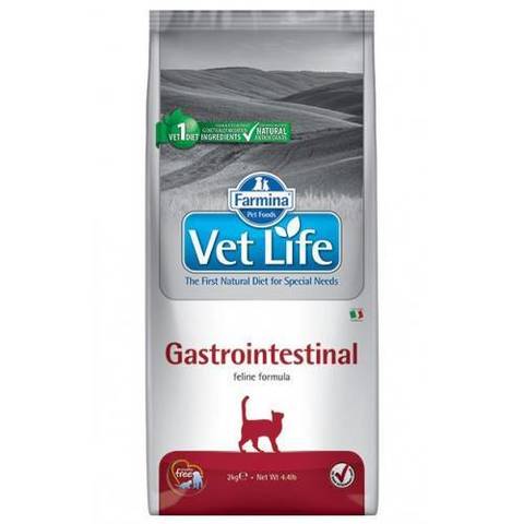 Farmina Vet Life Gastro-Intestinal сухой корм диета для кошек при нарушениях пищеварения 400г