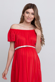 Платье для беременных 12589 красный