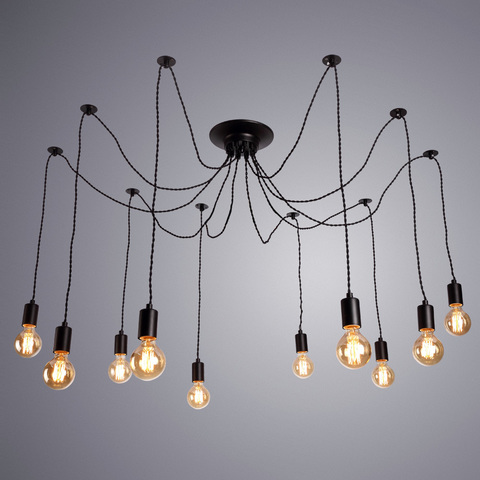 Люстра Arte Lamp Fuori A9184SP-10BK