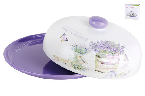 Блюдо для блинов с крышкой Lavender - купить