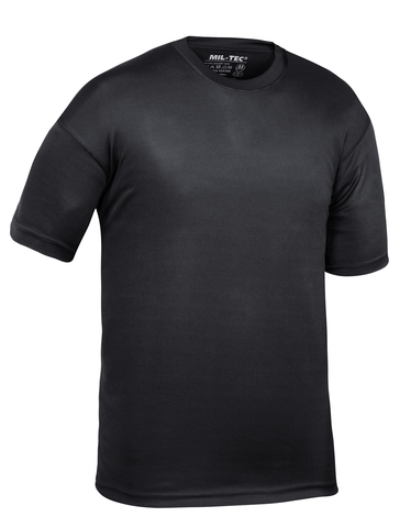 Mil Tec Tactical Quick Dry T Shirt Schwarz