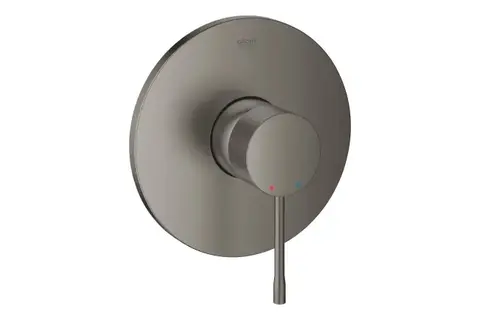 GROHE Essence 24168AL1 Внешняя часть смесителя для душа скрытого монтажа, круглая, темный графит матовый
