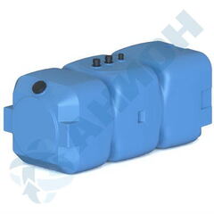 Емкость прямоугольная горизонтальная для дизельного топлива со сливом Анион 800 л. горизонтальный (1690x750x810см;синий) - арт.559437