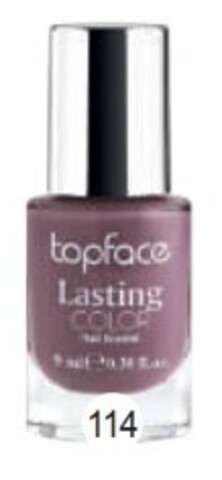 Topface Лак для ногтей Lasting color тон114, - PT104 (9мл)