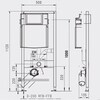 Jomo Tech 174-91102000-00 Система инсталляции для подвесного унитаза с системой отвода запаха H=1120