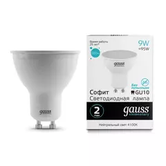 Лампа Gauss LED Elementary MR16 9W 660 lm 4100K GU10 13629