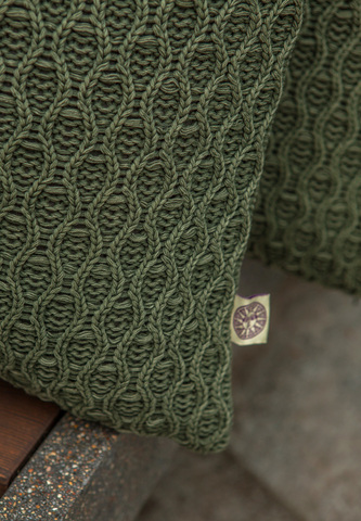 Наволочка декоративная 40x40 Luxberry Lux 62 зеленая