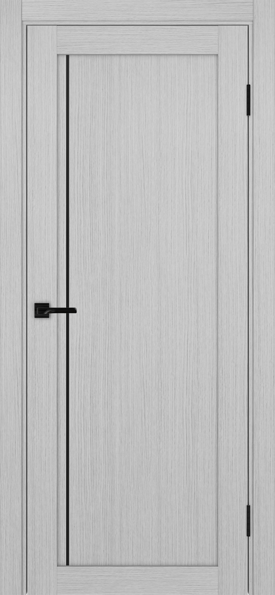 Дверь межкомнатная Оптима Порте Турин 565.11 АПП молдинг SB, цвет серый дуб, экошпон, глухая
