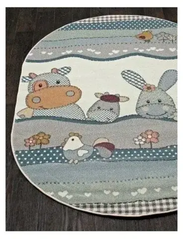 ковер SOFIT 2484 LIGHT CREAM 1,2*1,8 м овал