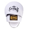 Боксерские лапы Top King "Super" черный/белый