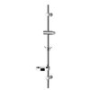 Lemark LM8105C Стойка душевая 75 см с круглой мыльницей, хром, блистер