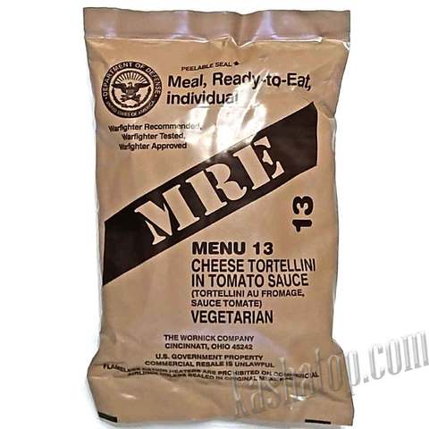 Американский сухой паёк (MRE) - Meal, Ready-to-Eat