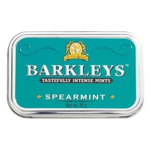 Конфеты мятные Barkleys Spearmint, 50 гр