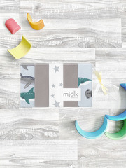 Набор платочков-слюнявчиков Mjölk Акулы